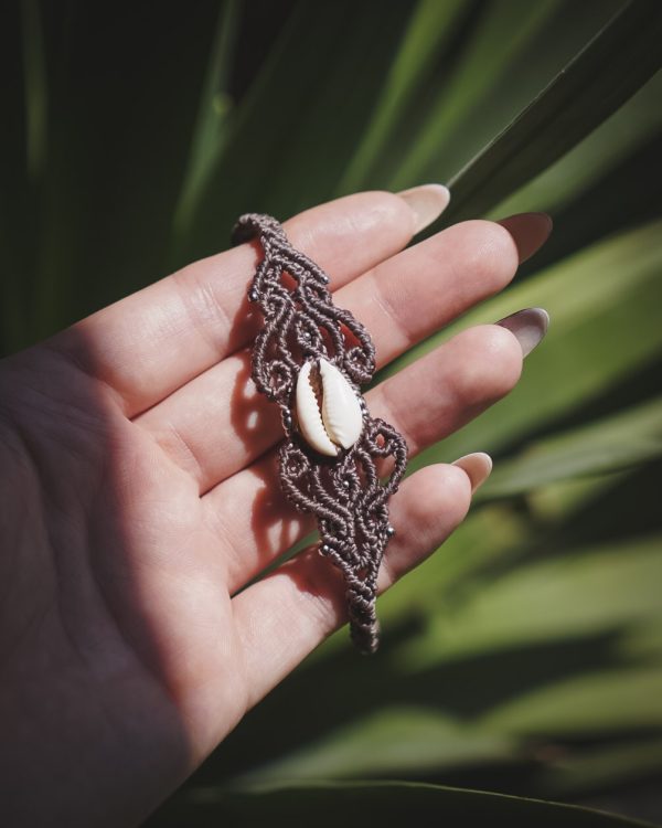 bracelet on a palm