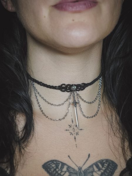 wearing the sigrun necklace