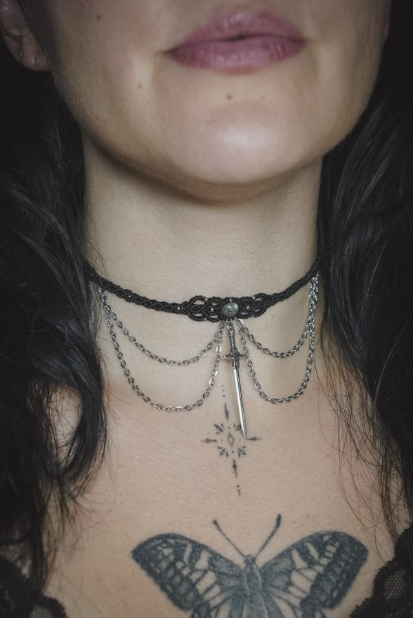 wearing the sigrun necklace