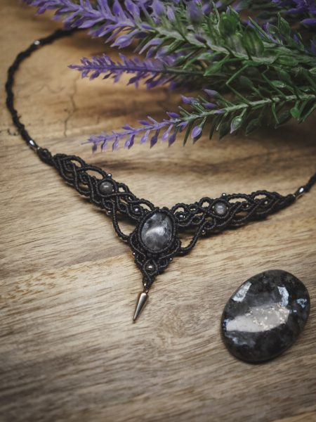 ananke necklace with stone