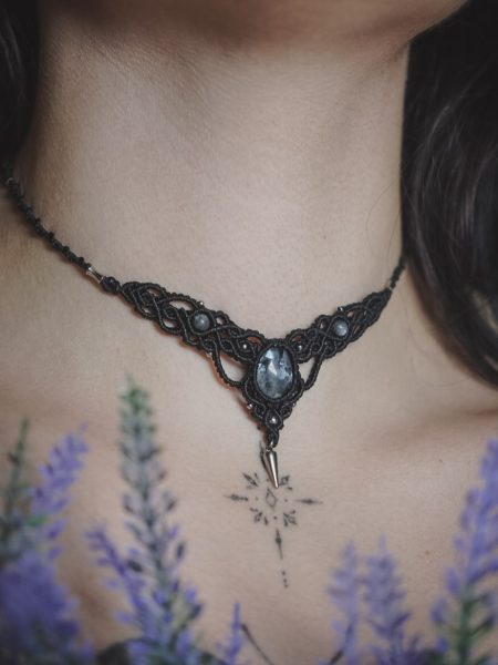 wearing ananke necklace