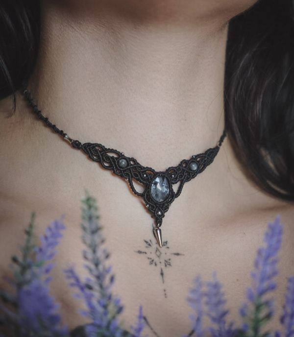 wearing ananke necklace